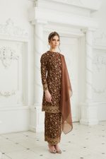 Ophelia Kurung Rich Brown - Image 2