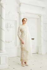 Ophelia Kurung Soft Cream - Image 2