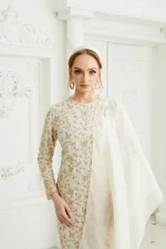 Ophelia Kurung Soft Cream - Image 3