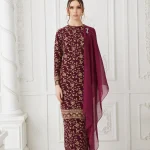 Ophelia Kurung Red Wine