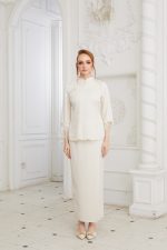 Rhea Kurung (Cream)