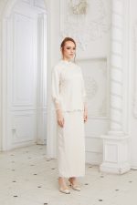 Rhea Kurung (Cream) - Image 2