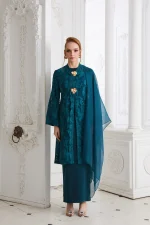Juita Kebarung Teal Green