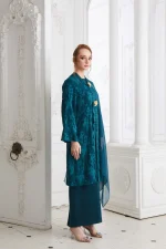 Juita Kebarung Teal Green - Image 2