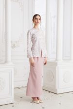 Qiesya Kurung Rose Pink - Image 2