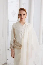 Camellia Kurung Champagne - Image 3