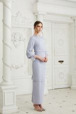 Celinee Kurung Lilac - Image 2