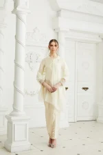 Camellia Kurung Soft Yellow