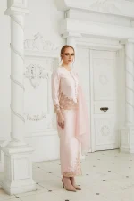 Camellia Kurung Coral Pink - Image 2