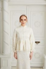 Iris Kurung Nude Cream - Image 3
