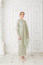 Tahera Kurung Sage Green - Image 2