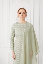 Tahera Kurung Sage Green - Image 3