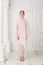 Tahera Kurung Soft Pink
