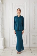 Melore Kurung Teal Blue