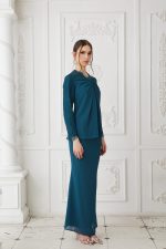 Melore Kurung Teal Blue - Image 2