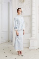 Iris Kurung Baby Blue - Image 2