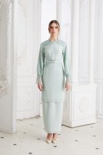 Celinee Kurung Sage Green