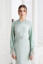 Celinee Kurung Sage Green - Image 3
