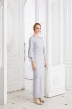 Celinee Kurung Light Grey - Image 2