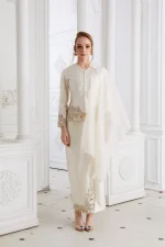 Camellia Kurung Champagne