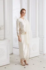 Camellia Kurung Champagne - Image 2